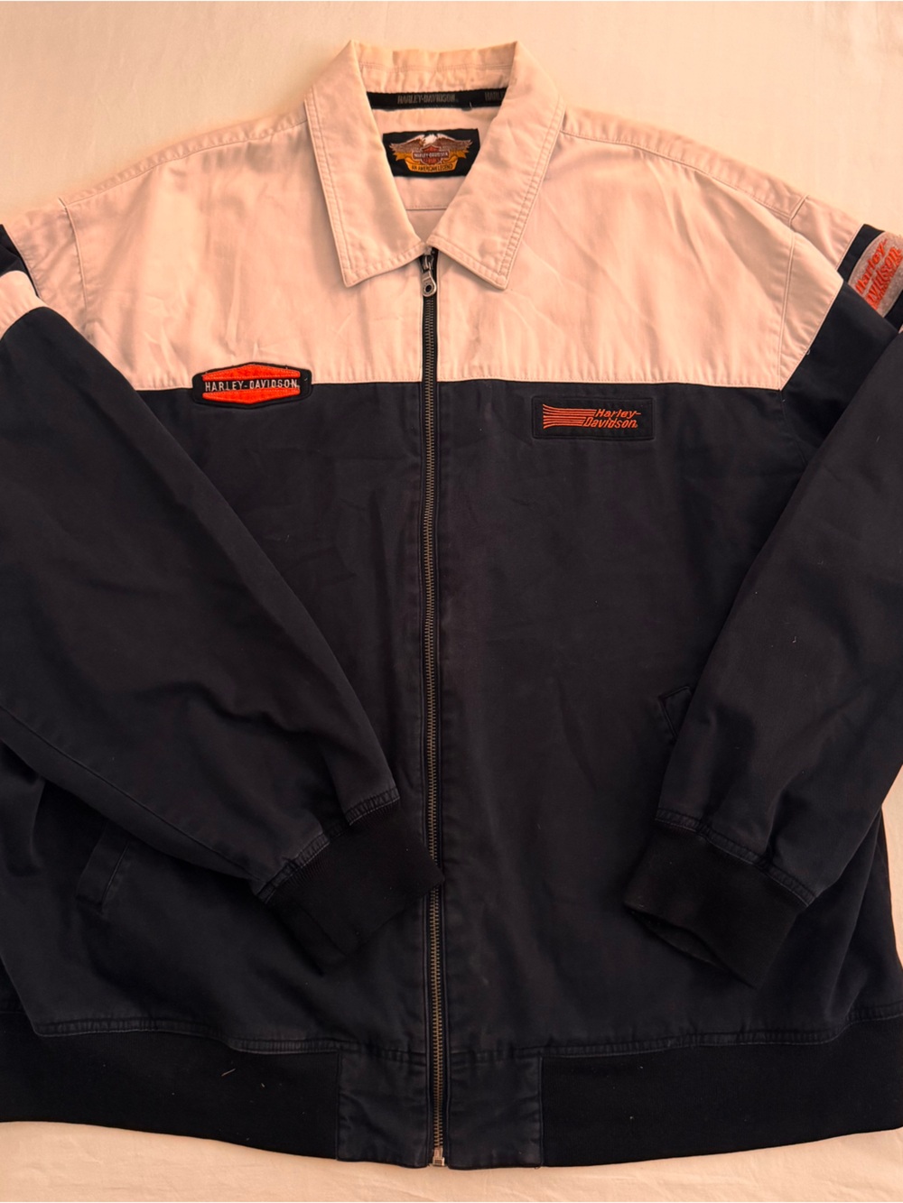 Harley-Davidson black  and grey  Front Shirt Jacket
